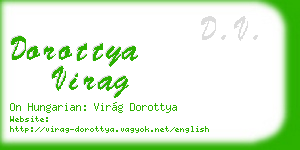 dorottya virag business card